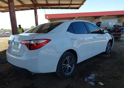 2016 Toyota Corolla Le Plus из США, поврежденный, VIN 5YFBURHE5GP380230